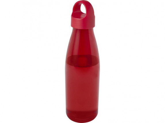 Bergen бутылка для воды объемом 800 мл из переработанной пластмассы, красный