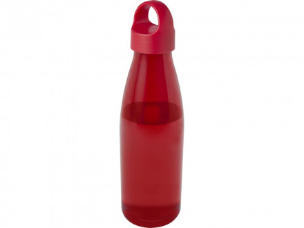 Bergen бутылка для воды объемом 800 мл из переработанной пластмассы, красный
