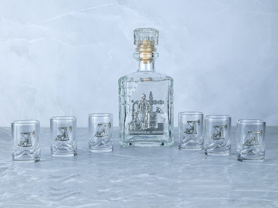 Набор со штофом НЕФТЯНОЙ