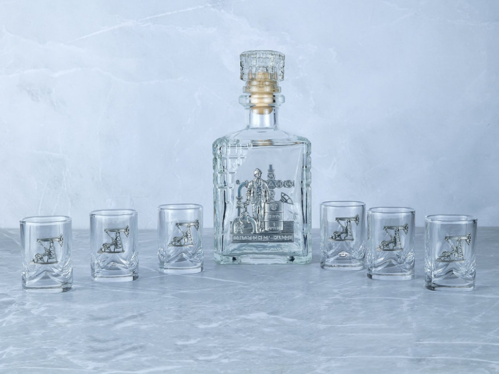 Набор со штофом НЕФТЯНОЙ