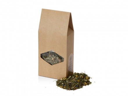 Подарочный набор Tea time с пледом, серый
