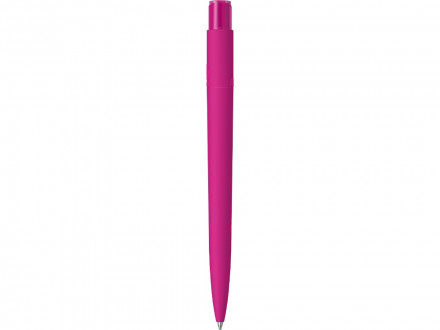 Шариковая ручка RECYCLED PET PEN PRO K transparent GUM soft-touch, розовый