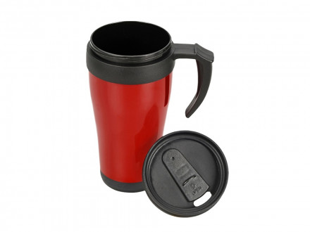 Кружка с термоизоляцией Silence 350мл, красный