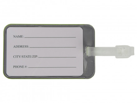 Бирка для багажа Voyage 2.0, зеленое яблоко