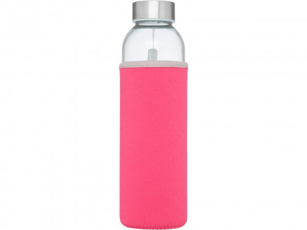 Спортивная бутылка Bodhi из стекла объемом 500 мл, розовый
