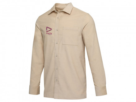 Alum вельветовая рубашка унисекс - Oatmeal