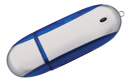 Флешка Ergonomic, синяя, 8 Гб 2