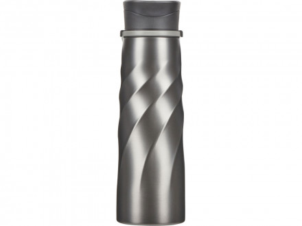Бутылка для воды Athletica, 1000 мл, нержавеющая сталь, серый (Р)
