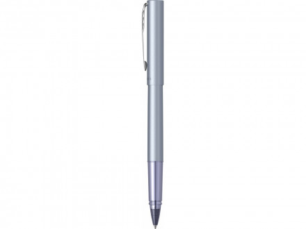 Ручка-роллер Parker Vector XL Silver Blue CT, цвет чернил black, стержень: F, в подарочной упаковке.