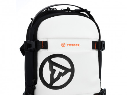 Рюкзак на одно плечо TORBER Xtreme, белый/чёрный, 20 х 8 х 31 см, 5л