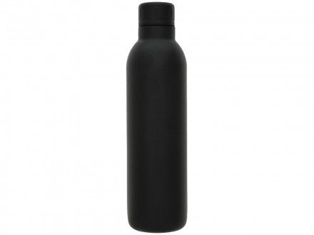 Спортивная бутылка Thor с вакуумной изоляцией объемом 510 мл, черный