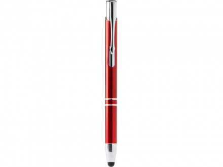 Ручка-стилус металлическая шариковая KRUGER, красный