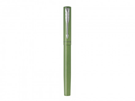 Ручка-роллер Parker Vector XL Green CT, цвет чернил black, стержень: F, в подарочной упаковке.