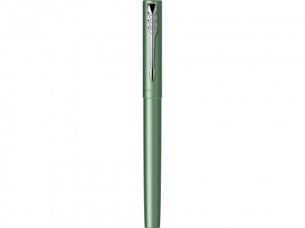 Ручка-роллер Parker Vector XL Green CT, цвет чернил black, стержень: F, в подарочной упаковке.