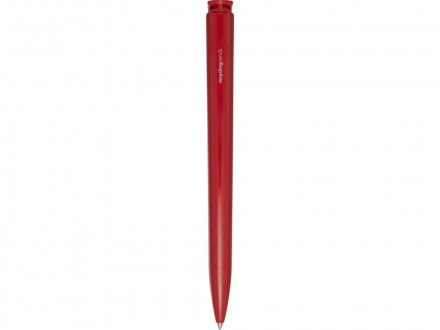 Lucia шариковая ручка из переработанной пластмассы - Красный, синие чернила