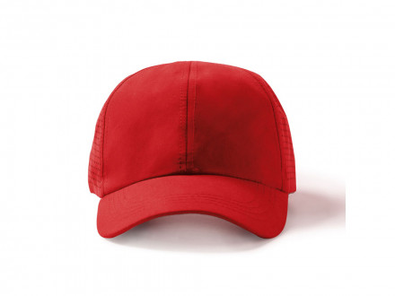 Бейсболка KARIN 6-ти панельная, красный