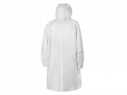 Дождевик - пончо Galaxy со светоотражающими элементами, белый
