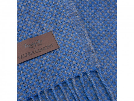 Плед Marzotto x Valerie Concept AREQUIPA NEW 7021, синий