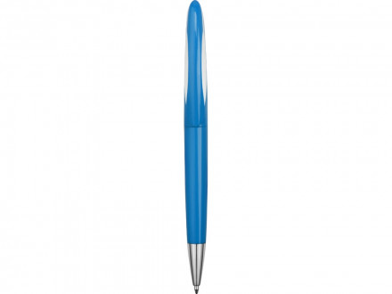 Ручка пластиковая шариковая Chink, голубой/белый