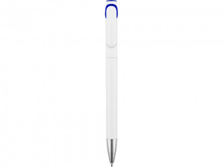 Ручка шариковая Локи, белый/синий