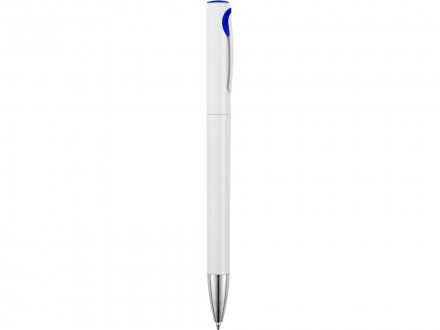 Ручка шариковая Локи, белый/синий