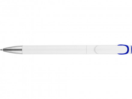 Ручка шариковая Локи, белый/синий