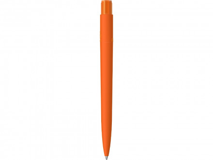 Шариковая ручка RECYCLED PET PEN PRO K transparent GUM soft-touch, оранжевый