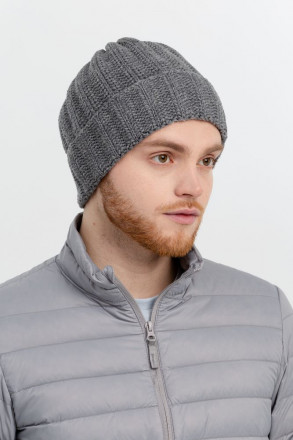 Шапка Fargo, серый меланж