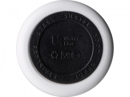 Вакуумная термокружка Waterline с медной изоляцией Bravo, 400 мл, тубус, белый