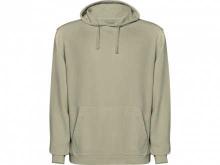 Толстовка с капюшоном KENIA унисекс, светлый хаки выстиранный