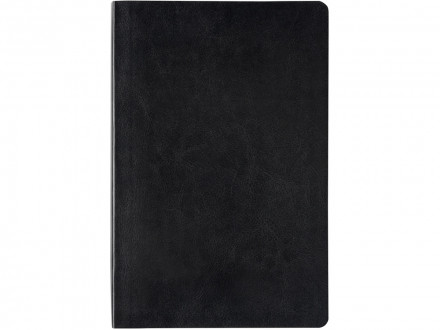Ежедневник недатированный А5 Megapolis Nebraska Flex, черный с серебристым обрезом