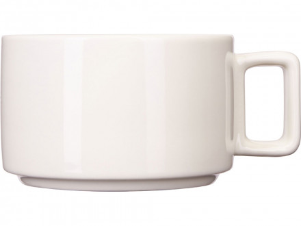 Набор чашка с бамбуковым блюдцем Sheffield, белый (Р)