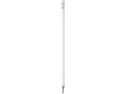 Карандаш деревянный COUVET с ластиком, белый