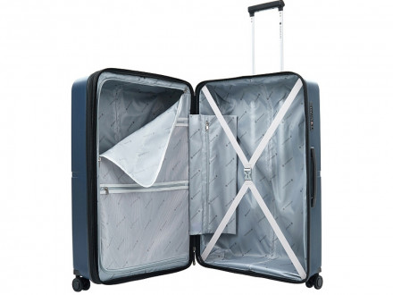 Чемодан 4-х колесный, Magellan, SANTIAGO, 114л, темно-синий