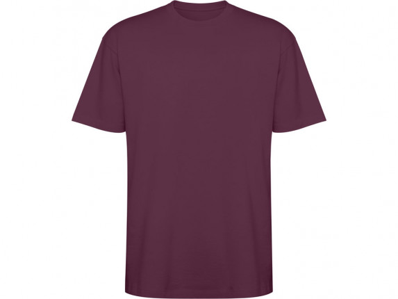 Футболка оверсайз Bull унисекс, сливовый