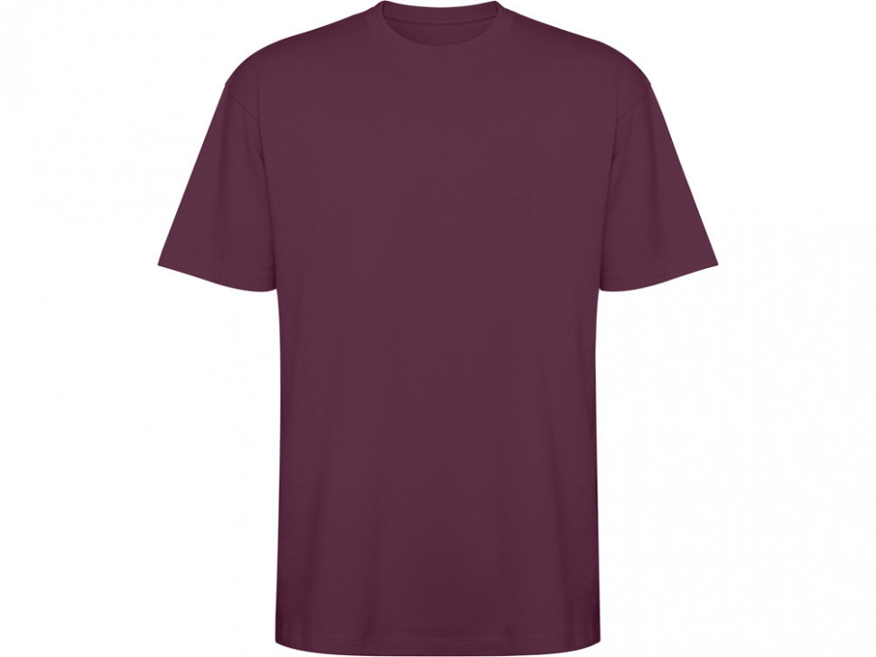 Футболка оверсайз Bull унисекс, сливовый