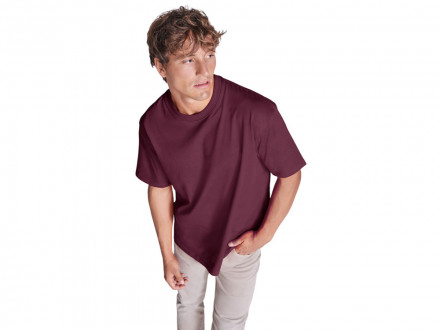 Футболка оверсайз Bull унисекс, сливовый