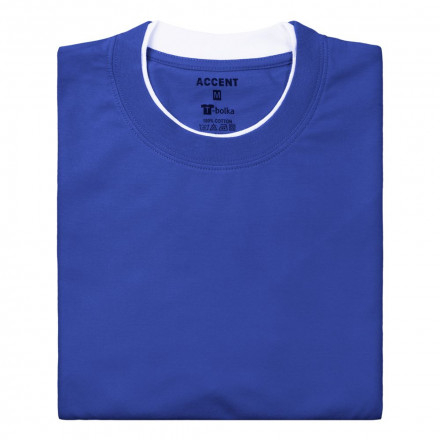 Футболка T-bolka Accent, ярко-синяя
