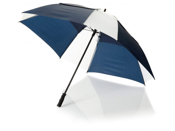 Зонт трость Helen, механический 30, синий/белый
