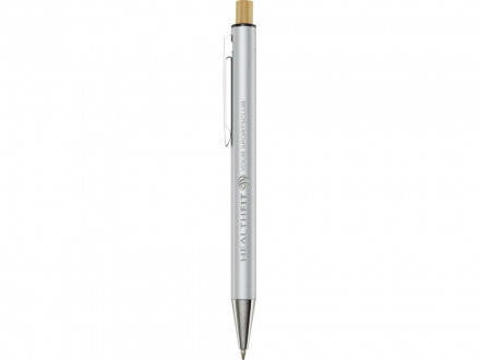 Cyrus шариковая ручка из переработанного алюминия, черный чернила - Серебристый