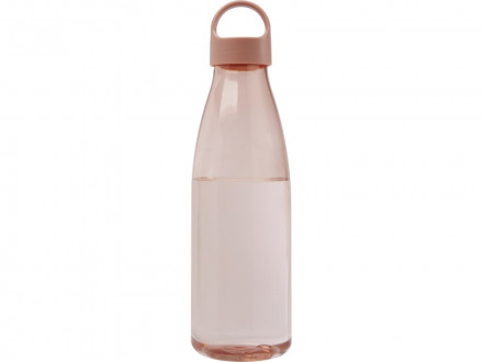 Bergen бутылка для воды объемом 800 мл из переработанной пластмассы, пыльно-розовый