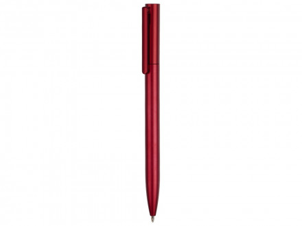 Пластиковая шариковая ручка Leon, красный металлик