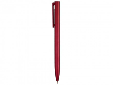 Пластиковая шариковая ручка Leon, красный металлик