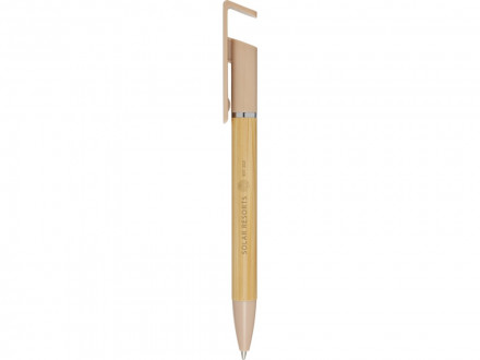 Delfina ручка-держатель для мобильного телефона - бежевый овсяный, синие чернила