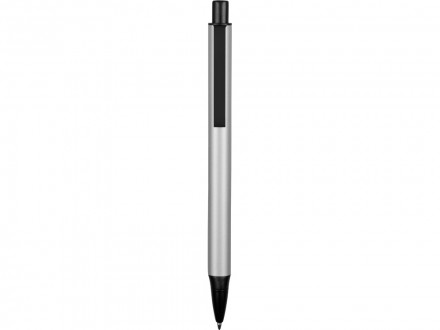 Ручка металлическая шариковая Ellipse овальной формы, серебристый/черный