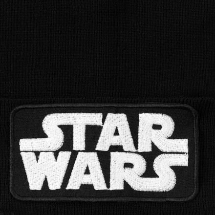 Шапка с люминесцентной вышивкой Star Wars, черная