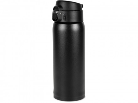 Термокружка Relaxika 701 (0,48 литра), черная (без лого)