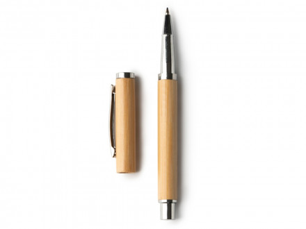 Ручка-роллер PIRGO из бамбука, натруальный