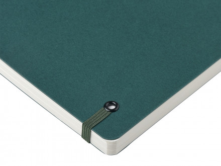 Ежедневник недатированный на гребне А5 Pragmatic, темно-зеленый