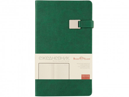 Ежедневник недатированный А5 Premier, зеленый
